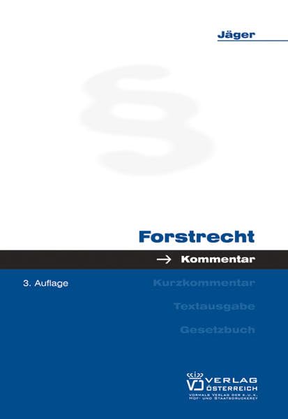 Product Image: Forstrecht: Kommentar