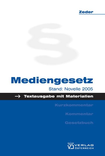 Mediengesetz Law