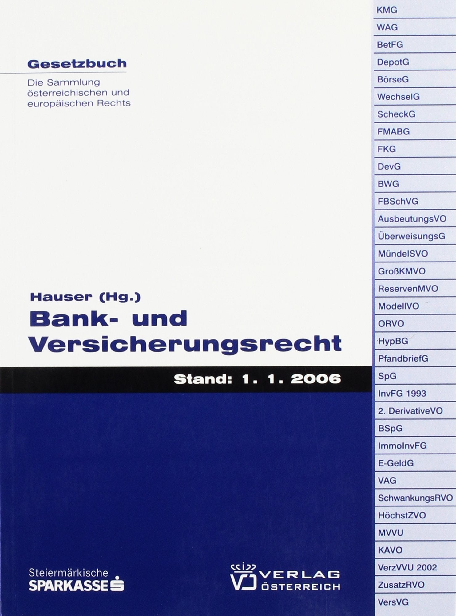 Bank- und Versicherungsrecht (Gesetzbuch) Law