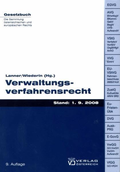 Verwaltungsverfahrensrecht (Gesetzbuch) Law