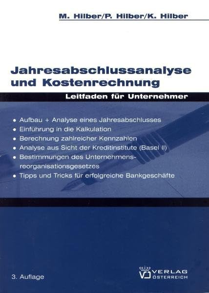Jahresabschlussanalyse und Kostenrechnung Law