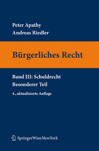 Bürgerliches Recht: Band III: Schuldrecht Besonderer Teil Law