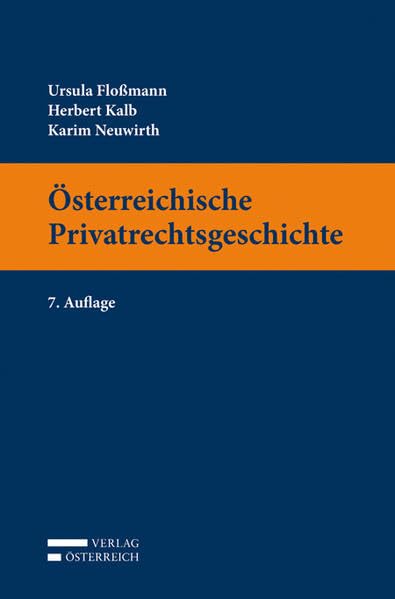 Österreichische Privatrechtsgeschichte Law