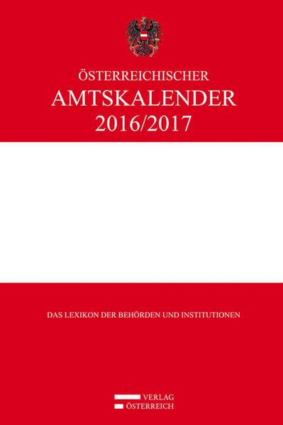 Österreichischer Amtskalender 2016/2017 Law