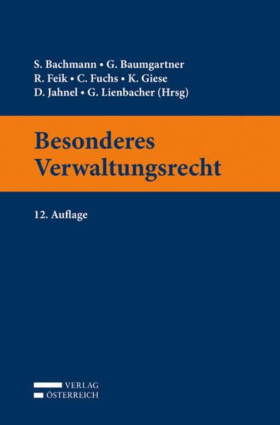 Besonderes Verwaltungsrecht Law