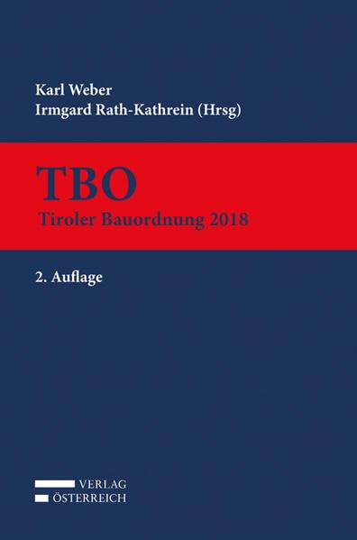 TBO: Tiroler Bauordnung 2018 Law
