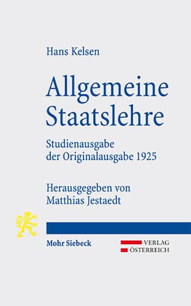 Allgemeine Staatslehre: Studienausgabe der Originalausgabe 1925 Law