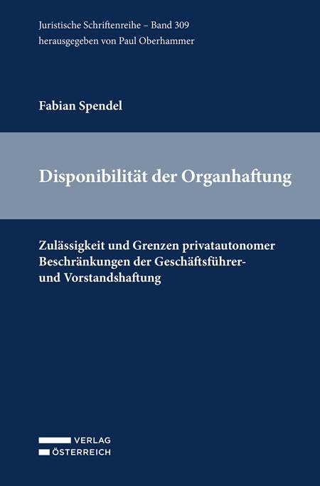 Disponibilität der Organhaftung Law