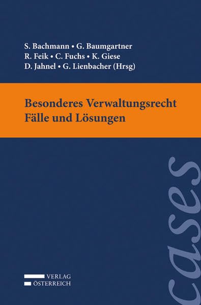 Besonderes Verwaltungsrecht - Fälle und Lösungen Law