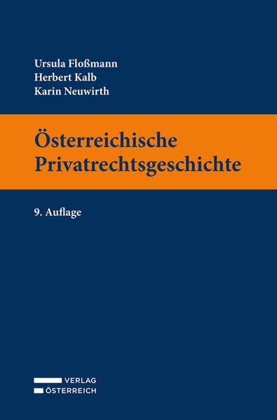 Österreichische Privatrechtsgeschichte Law