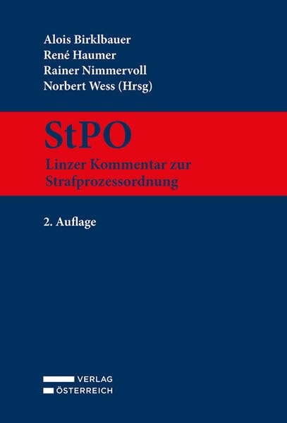 StPO - Linzer Kommentar zur Strafprozessordnung Law