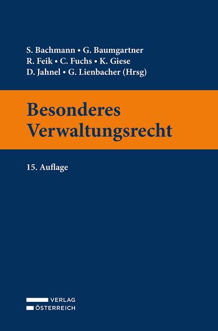 Besonderes Verwaltungsrecht Law