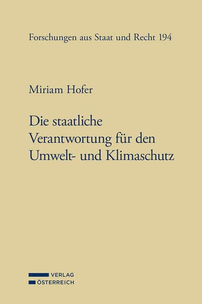 Die staatliche Verantwortung für den Umwelt- und Klimaschutz Law