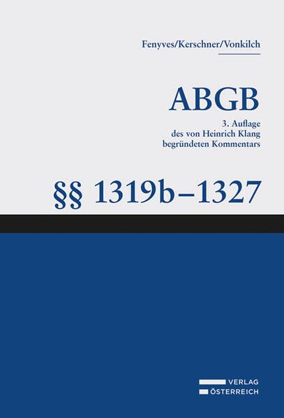Großkommentar zum ABGB - Klang Kommentar Law
