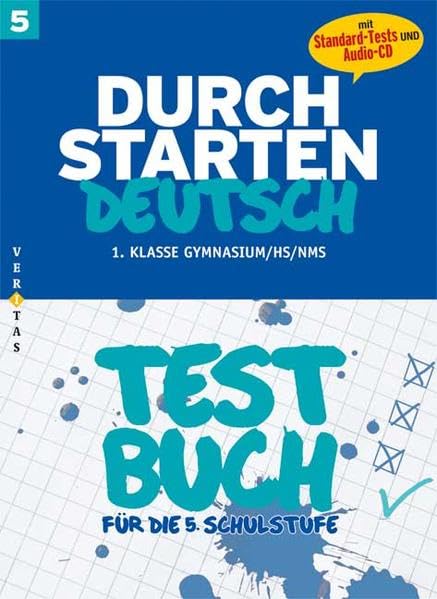 Durchstarten Deutsch 5. Testbuch (inkl. Standard-Tests): 1. Klasse Gymnasium/NMS Study Guides