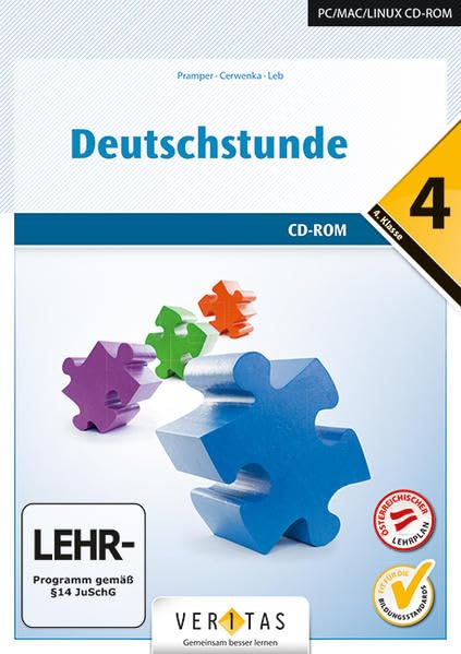 Deutschstunde NMS / HS / AHS 4. Klasse. Übungs-CD-ROM mit Lösungen software