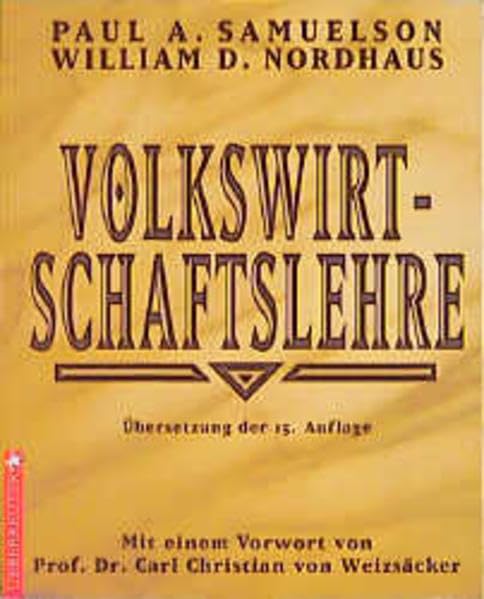 Product Image: Volkswirtschaftslehre: Übersetzung der 15. Auflage