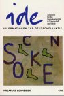 ide, Informationen zur Deutschdidaktik, H.4, Kreatives Schreiben Contemporary literature