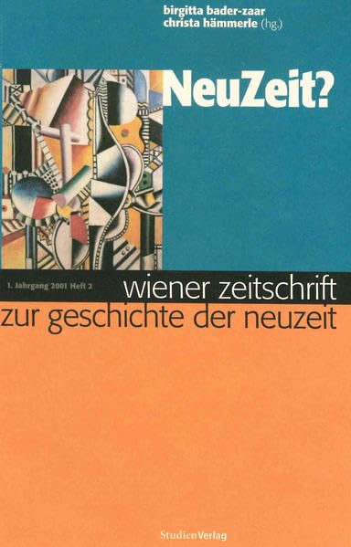 Wiener Zeitschrift zur Geschichte der Neuzeit 2/01: NeuZeit? Reference Books
