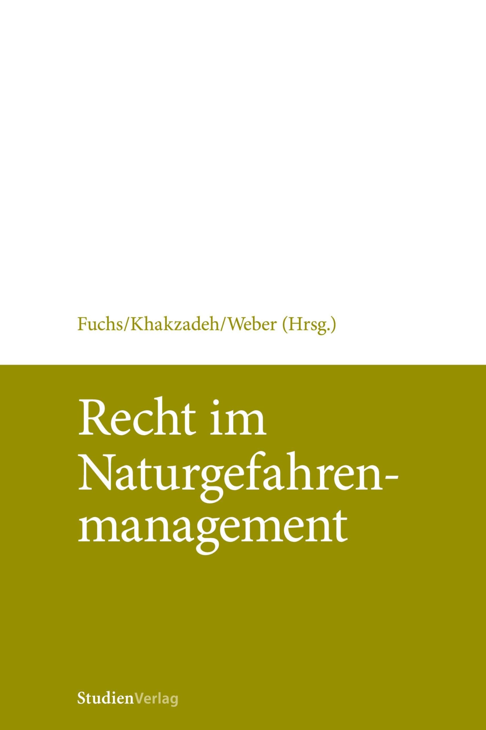 Recht im Naturgefahrenmanagement book
