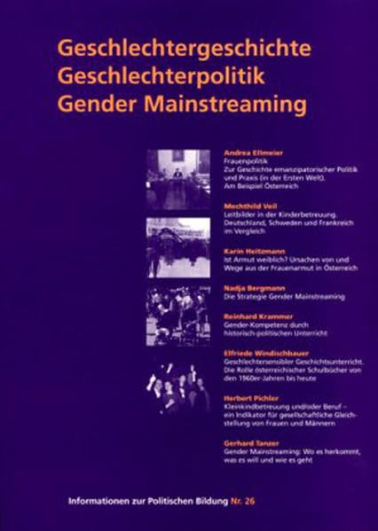 Geschlechtergeschichte - Gleichstellungspolitik - Gender Mainstreaming (Informationen zur Politischen Bildung) Law