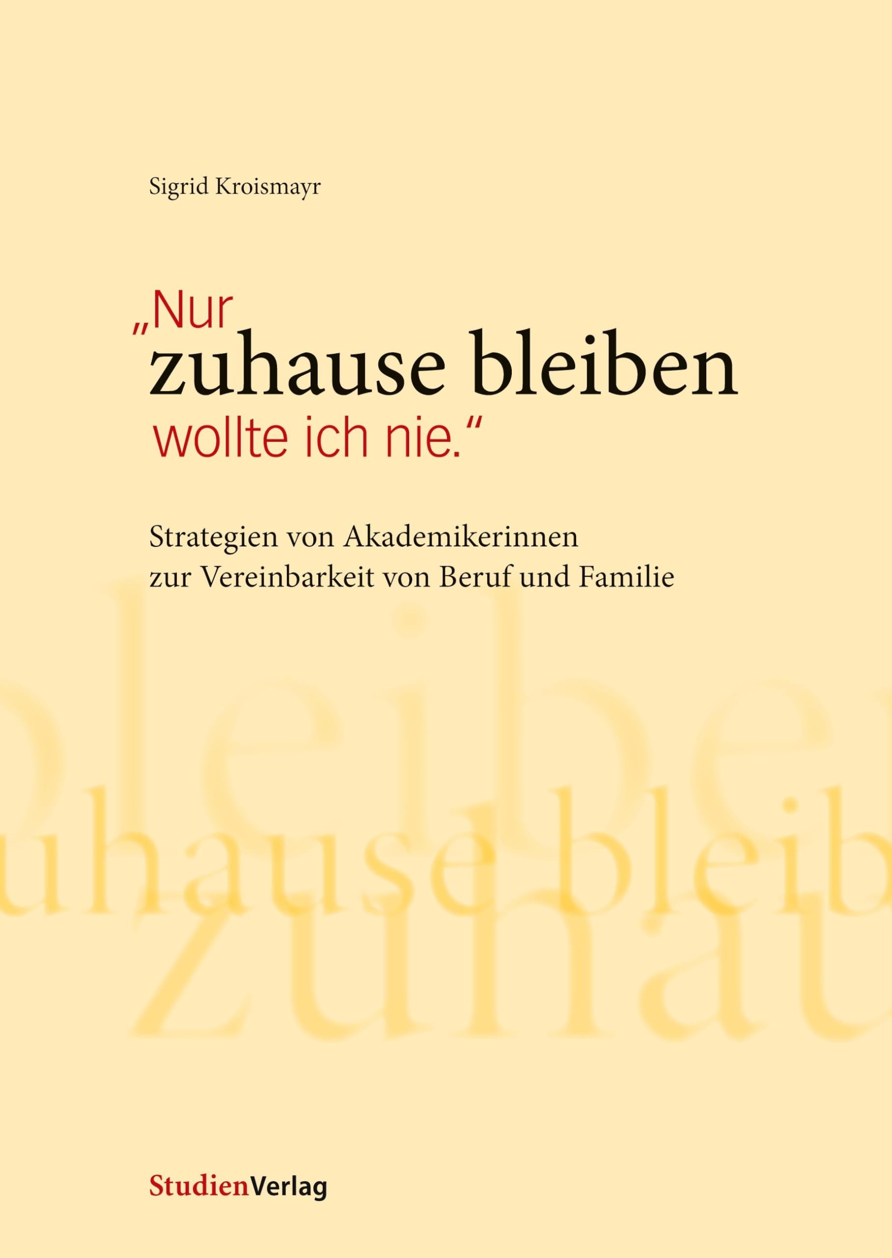"Nur zuhause bleiben wollte ich nie" Law