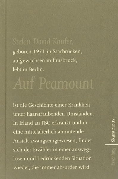 Auf Peamount: Erzählung (Skarabäus) Contemporary literature
