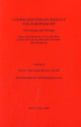 Der Europäische Verfassungskonvent: Vortrag Law