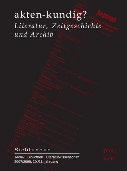 akten-kundig? Contemporary literature Books