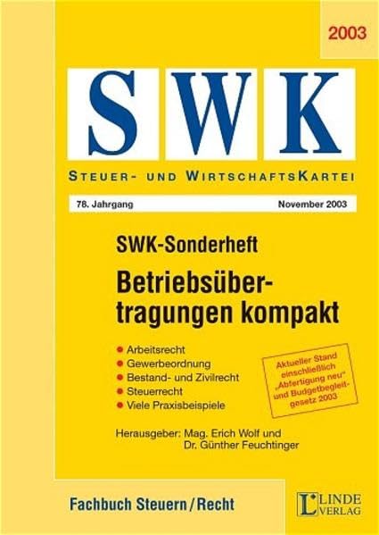 Betriebsübertragungen kompakt (f. Österreich) book
