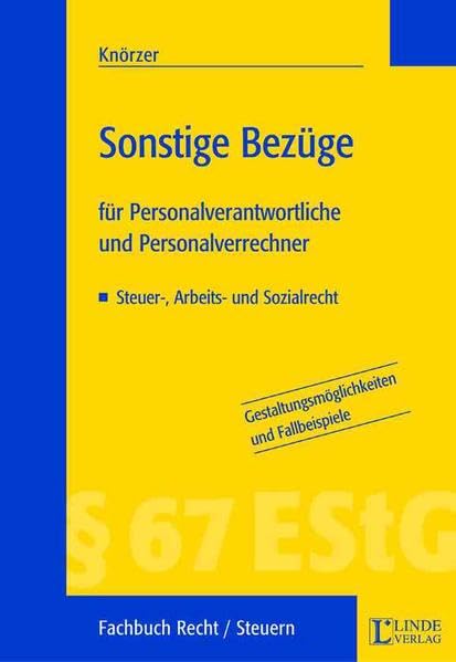 Sonstige Bezüge: für Personalverantwortliche und Personalverrechner Law