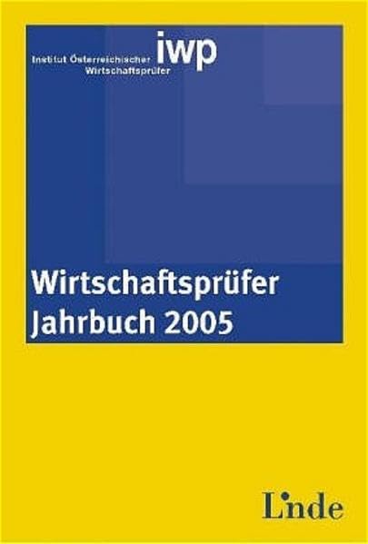 Wirtschaftsprüfer-Jahrbuch: Wirtschaftsprüfer-Jahrbuch 2005 Law