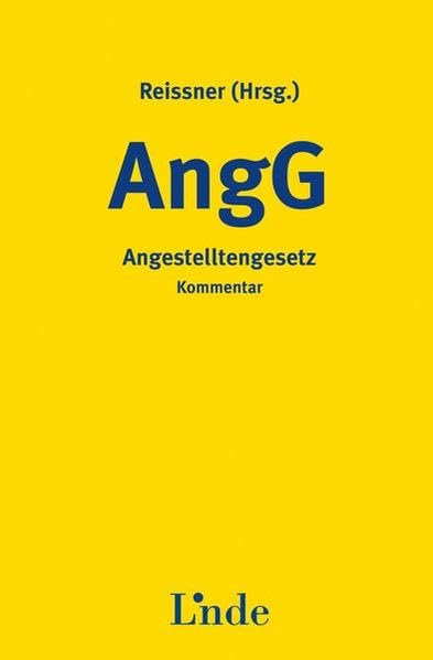 AngG: Angestelltengesetz - Kommentar Law