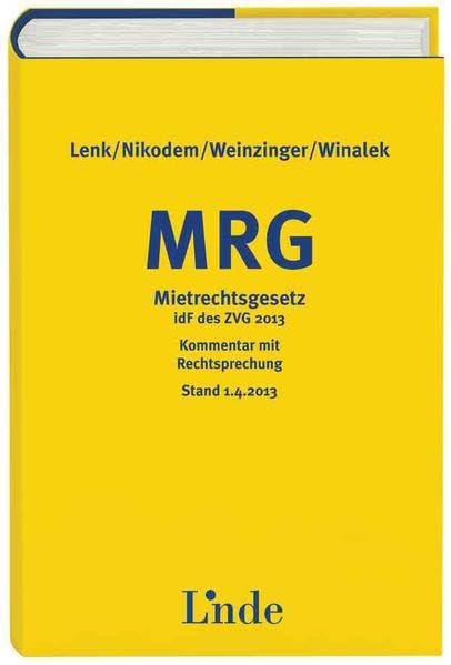 MRG Mietrechtsgesetz, Kommentar mit Rechtsprechung (f. Österreich) book