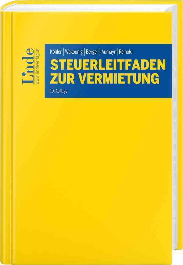 Steuerleitfaden zur Vermietung book