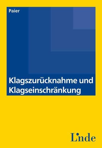 Klagszurücknahme und Klagseinschränkung book
