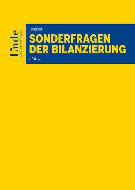 Sonderfragen der Bilanzierung (Linde Lehrbuch) Law