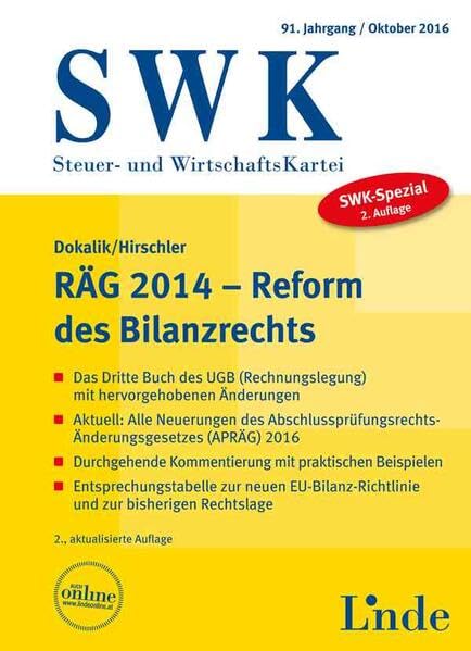 RÄG 2014 - Reform des Bilanzrechts (f. Österreich) book