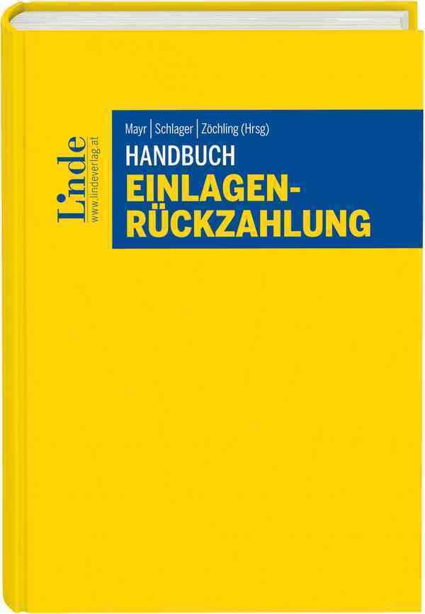 Handbuch Einlagenrückzahlung (f. Österreich) book