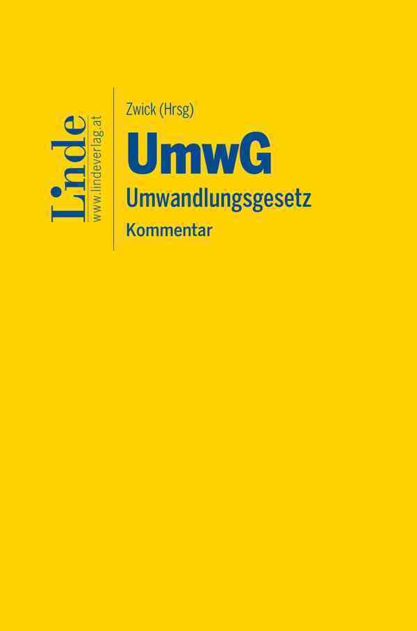 UmwG I Umwandlungsgesetz: Kommentar book