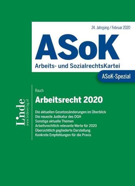 Product Image: ASoK-Spezial Arbeitsrecht 2020