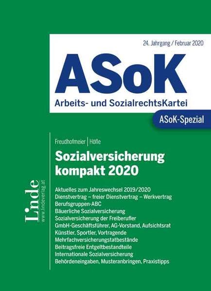 ASoK-Spezial Sozialversicherung kompakt 2020 Law