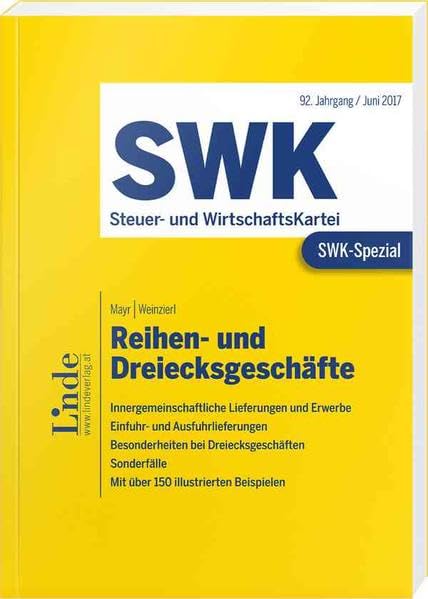 SWK-Spezial Reihen- und Dreiecksgeschäfte book