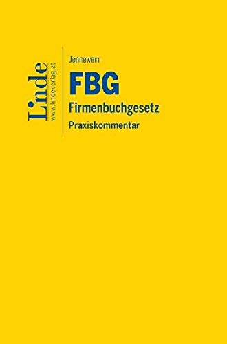 FBG | Firmenbuchgesetz: Kommentar Law