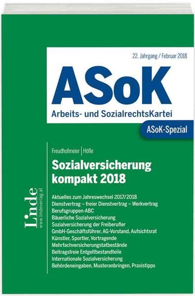 ASoK-Spezial Sozialversicherung kompakt 2018 Law