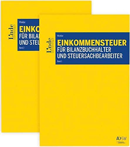 Einkommensteuer für Bilanzbuchhalter und Steuersachbearbeiter: Band 1 und 2 (Linde Lehrbuch) Law