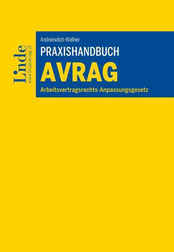 Praxishandbuch Arbeitsvertragsrechts-Anpassungsgesetz: AVRAG Law