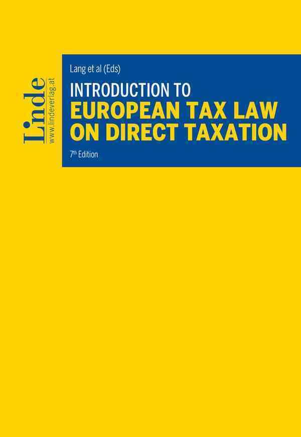 Introduction to European Tax Law on Direct Taxation (Linde Lehrbuch) Law