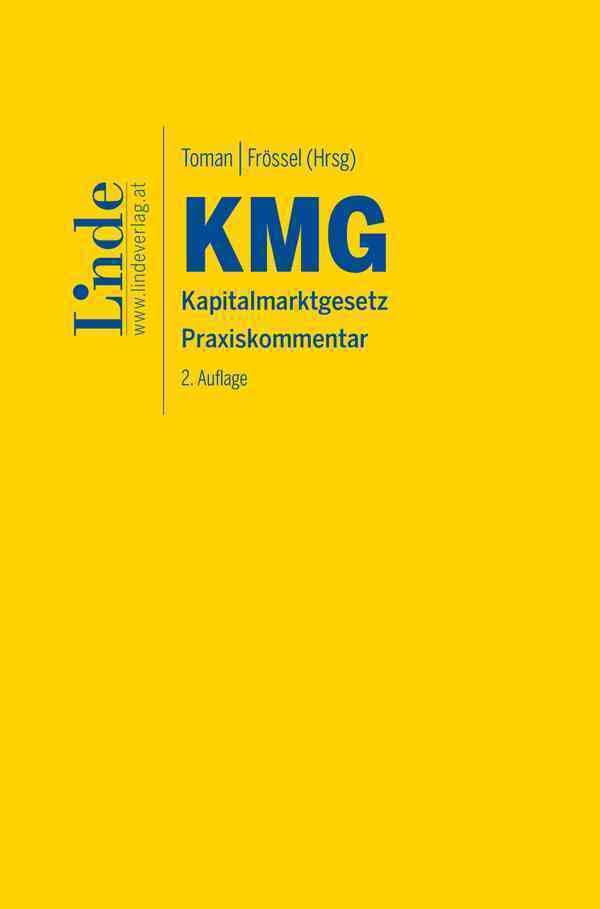 KMG | Kapitalmarktgesetz: Praxiskommentar Law