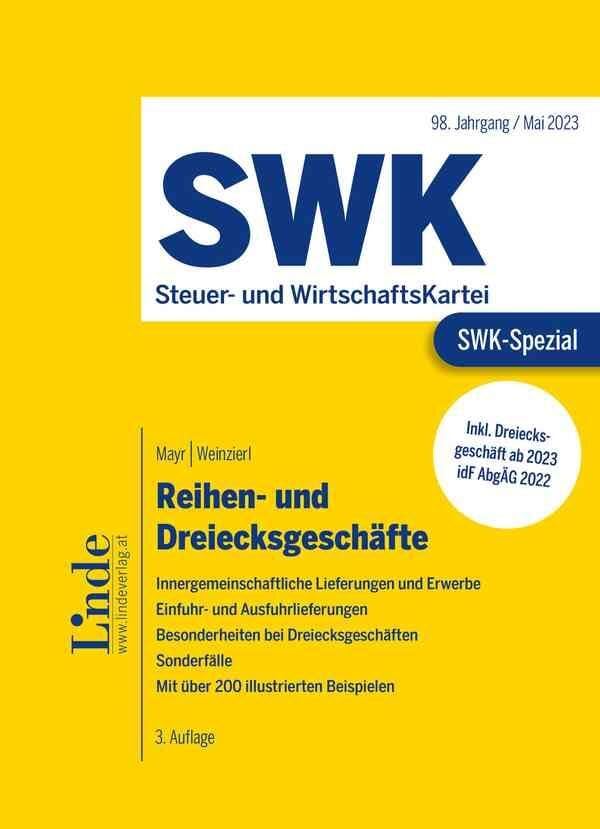 SWK-Spezial Reihen- und Dreiecksgeschäfte Law